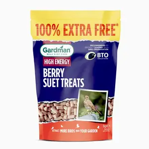 Gardman Berry Suet Treats 500g + 100% Extra Free