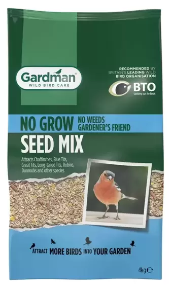 Gardman No Grow Seed Mix 4kg