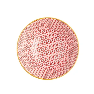 Geometric Blue Bowl - image 2