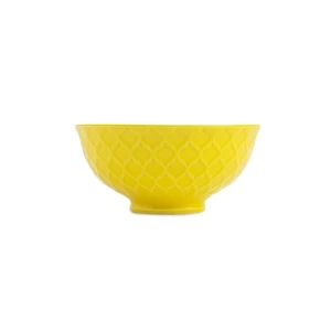 Geometric Yellow Nibble Bowl - image 2