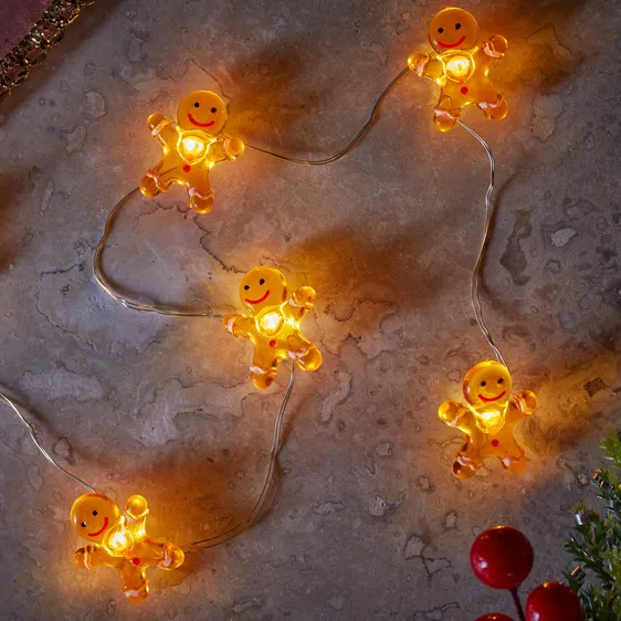 Gingerbread String Lights