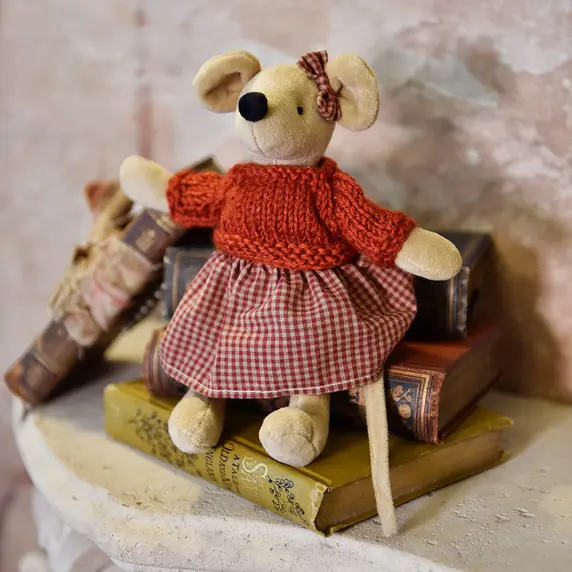 Gingham Dress Soft Mouse