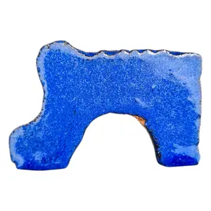 Glazed Blue Pot Feet - Small