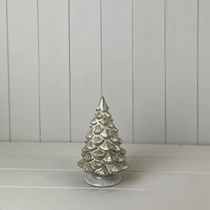 Glazed Ceramic Christmas Tree Decoration - Medium