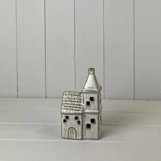 Glazed Ceramic Illuminated Church Decoration