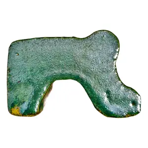 Glazed Green Pot Feet - Small