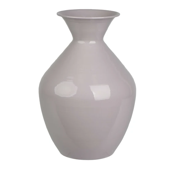 Glazed Iron Vase - Lilac 37cm