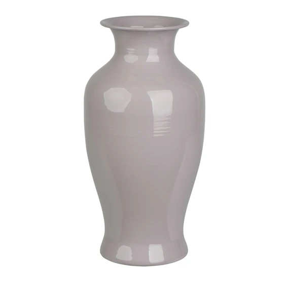 Glazed Iron Vase - Lilac 33.5cm