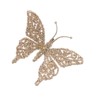Glitter Butterfly Clip