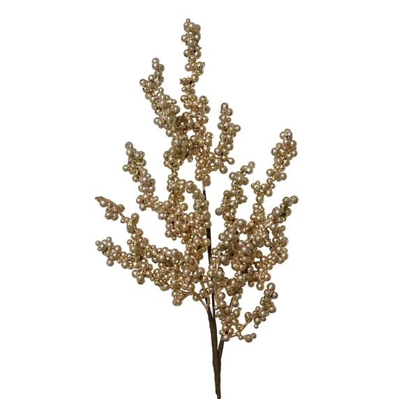 Glittering Berry Cluster Artificial Stem