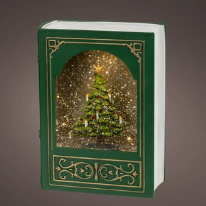 Glittering Book Water Spinner Ornament