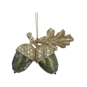 Glossy Acorns Tree Decoration