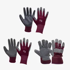 Gloves - All Round Plum Triple Pack - Small - image 5