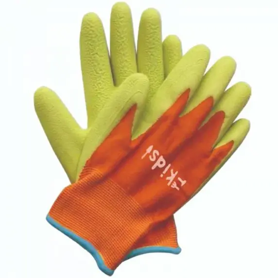 Gloves - Children's Diggers Orange & Green 6-10yrs - image 1