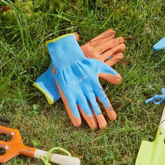 Gloves - Children's Diggers Orange & Blue 6-10yrs - image 2