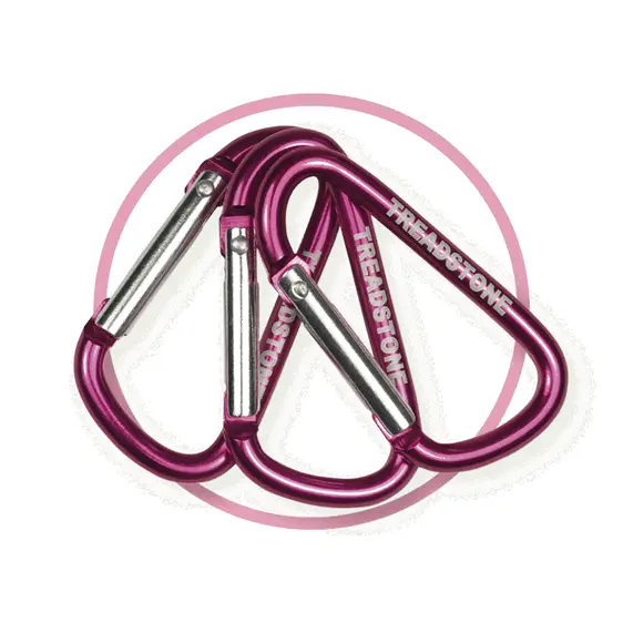 Gloves - ClipGlove Caribiner Clips - Pink