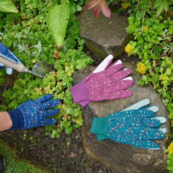Gloves - Cotton Grips Mushrooms Triple Pack