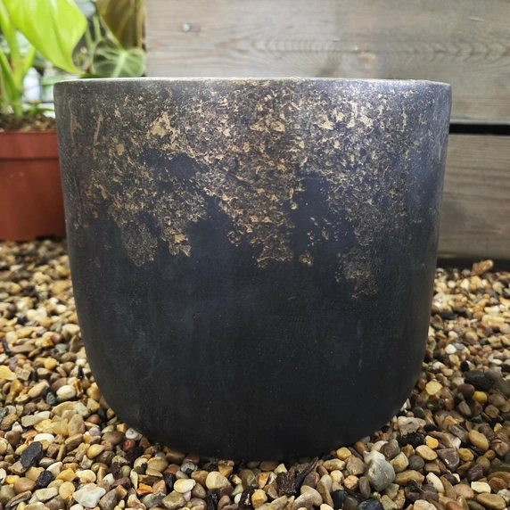 Gold Metallic Fade Planter - Small