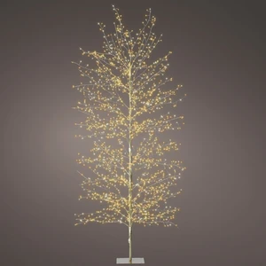 Golden Bushy Illuminated Bare Branch Tree - 180cm