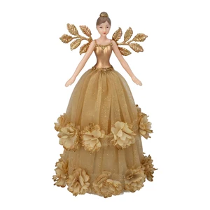 Golden Fairy Christmas Tree Topper