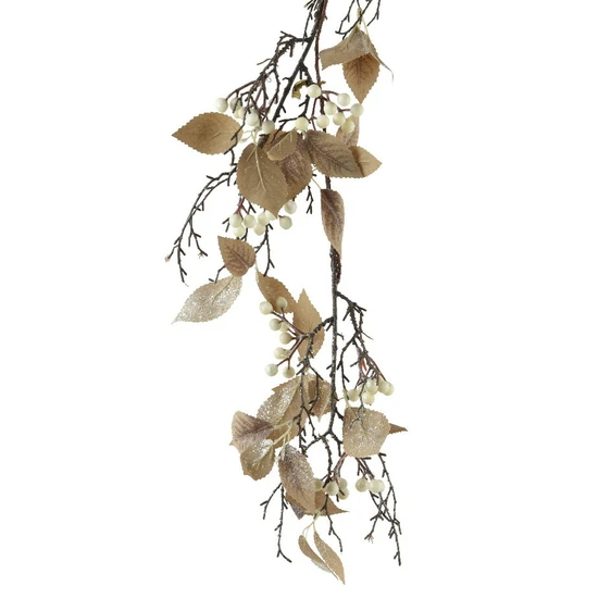 Golden Foliage Artificial Garland