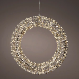 Golden Illuminated Wreath 50cm