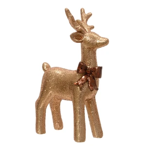 Golden Reindeer Decoration - Small