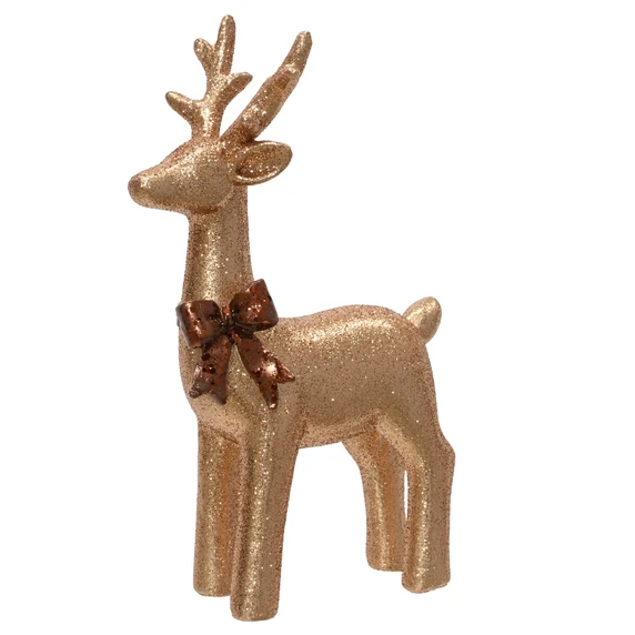 Golden Reindeer Decoration - Medium