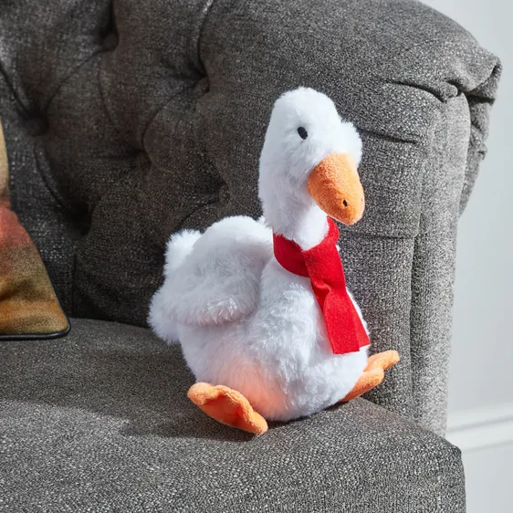 Goose Plush Dog Toy