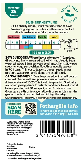 Gourd Ornamental Mixed Seeds - image 2