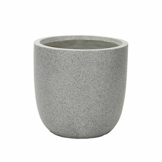 Granito Grey Egg Pot Ø25cm