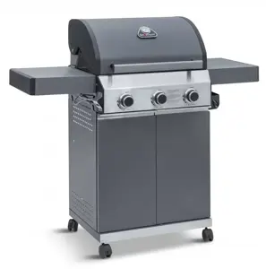 Grillstream Classic 3 Burner Hybrid BBQ - Matt Grey - image 1