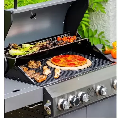 Grillstream Classic 4 Burner Hybrid BBQ with Side Burner - Matt Grey - image 2