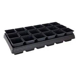 Gro-Sure Growing Tray & 18 Square Pots