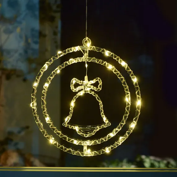 Hanging Bell Ring Light - Warm White