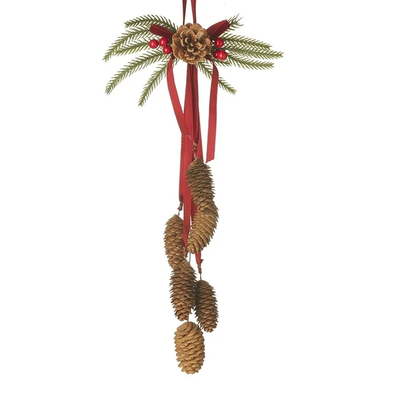 Hanging Fir Cones Decoration