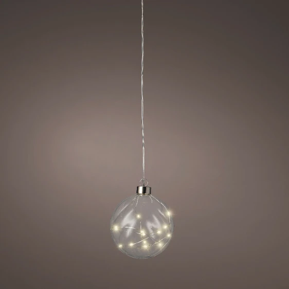 Hanging Micro LED Clear Ball - Small
