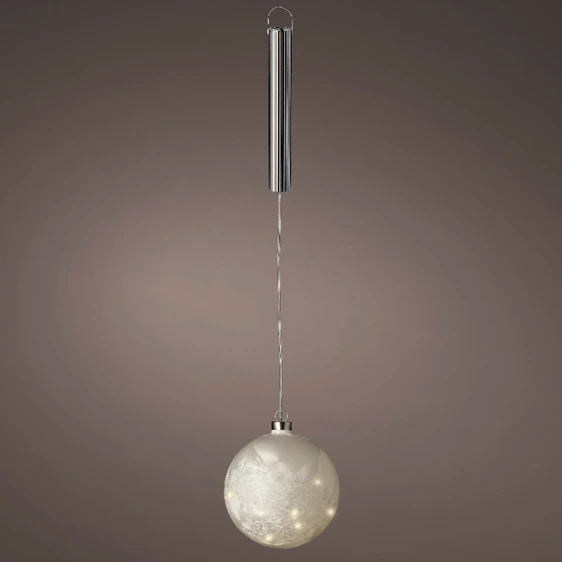 Hanging Micro LED Frosted Ball - Medium