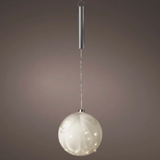 Hanging Micro LED Frosted Ball - Large