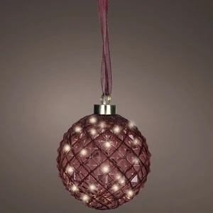 Hanging Micro LED Red Retro Ball