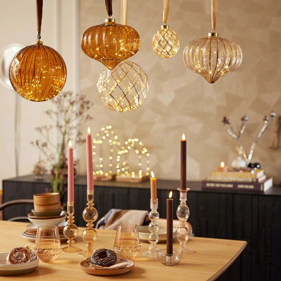 Hanging Micro LED Vintage Ball - image 2
