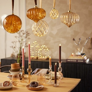 Hanging Micro LED Vintage Ball - image 2