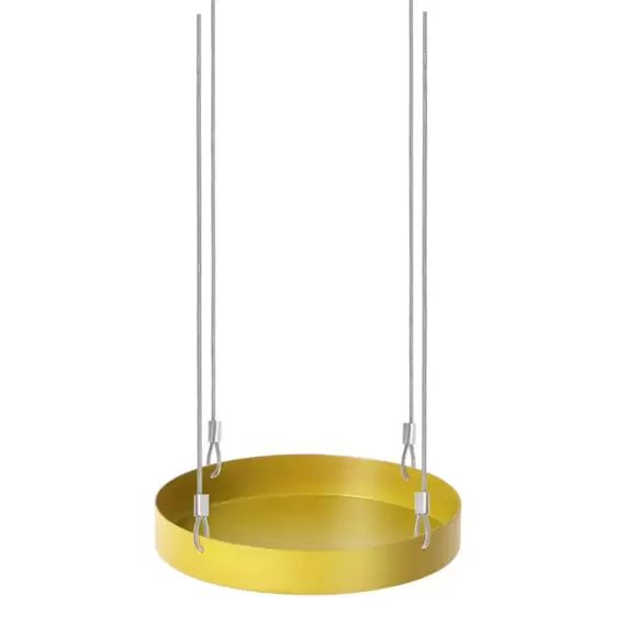 Round Hanging Plant Tray - Gold (S) - image 5