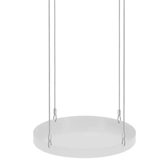 Round Hanging Plant Tray - White (L) - image 2