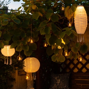 Hanging Tealight Glass Bauble Set - image 3