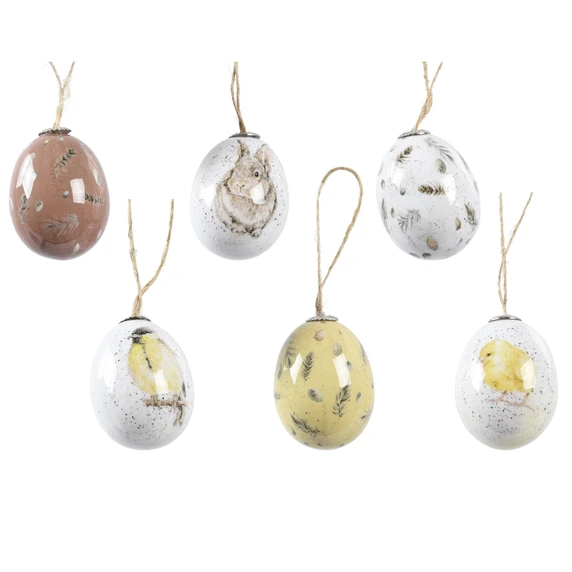 Hanging Yellow Easter Egg Set - image 1