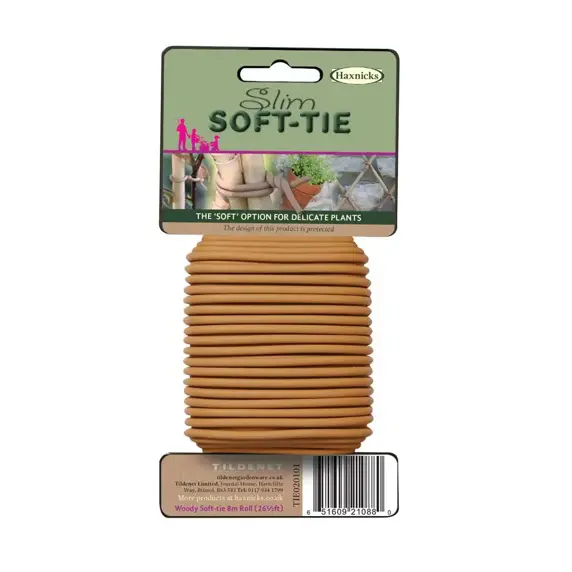 Haxnicks Slim Soft Tie - Brown - image 1