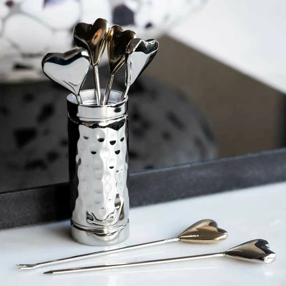 Heart Cocktail Pick Set