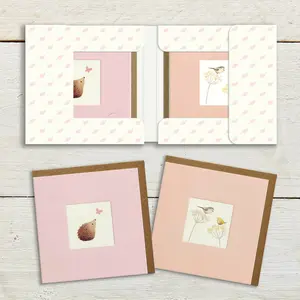 Hedgehog & Birds Notecard Set - image 2