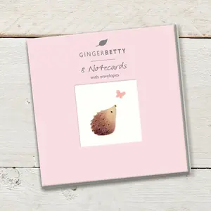 Hedgehog & Birds Notecard Set - image 1